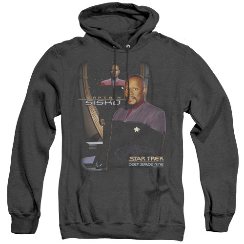 Image for Star Trek Deep Space Nine Heather Hoodie - Captain Sisko