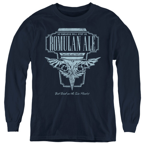 Image for Star Trek the Next Generation Youth Long Sleeve T-Shirt - Romulan Ale