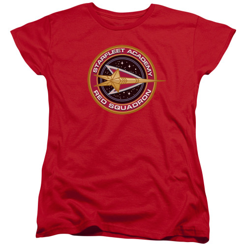 Image for Star Trek the Next Generation Woman's T-Shirt - Red Squadron