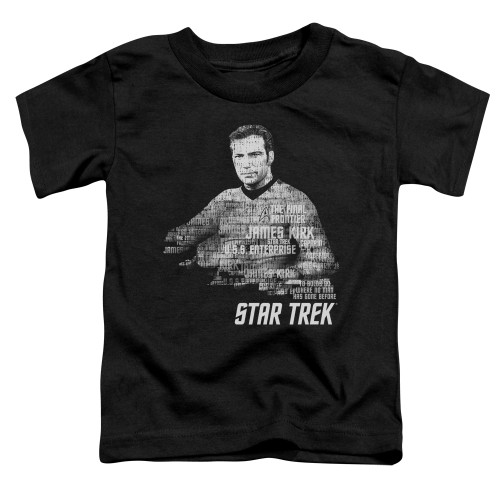 Image for Star Trek the Original Series Toddler T-Shirt - Kirk Words