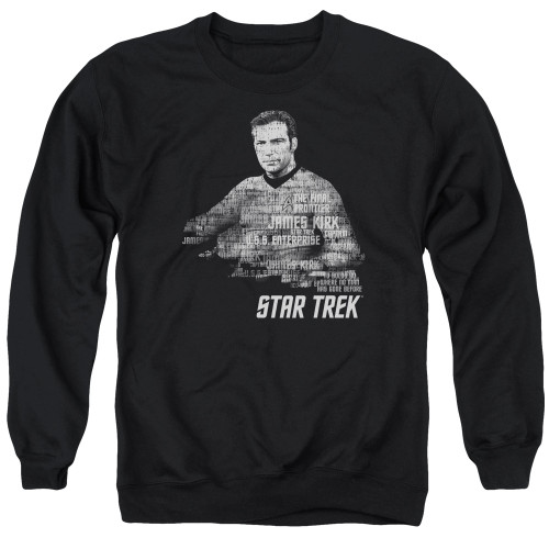 Image for Star Trek the Original Series Crewneck - Kirk Words