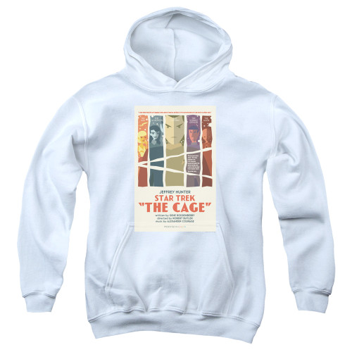 Image for Star Trek the Original Series Youth Hoodie - TOS Episode 80 On White