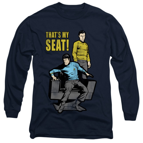 Image for Star Trek the Original Series Long Sleeve T-Shirt - My Seat
