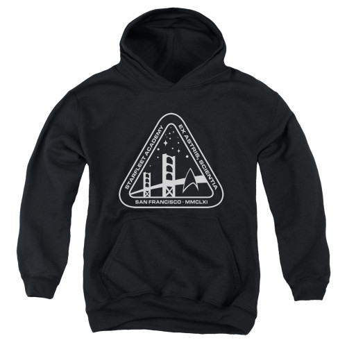 Image for Star Trek the Original Series Youth Hoodie - White Academy Logo