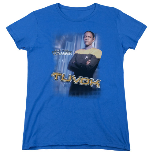 Image for Star Trek Voyager Woman's T-Shirt - Tuvok