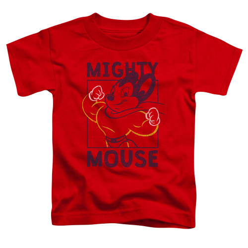 Image for Mighty Mouse Toddler T-Shirt - Break The Box
