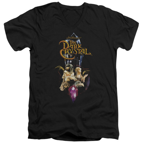 Image for The Dark Crystal V-Neck T-Shirt Crystal Quest