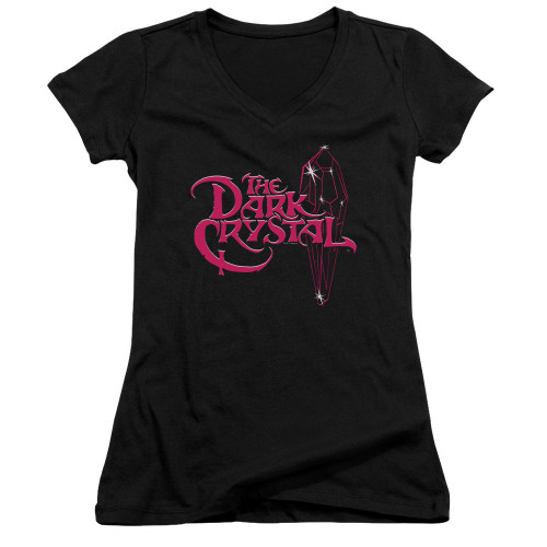 Image for The Dark Crystal Girls V Neck T-Shirt - Bright Logo