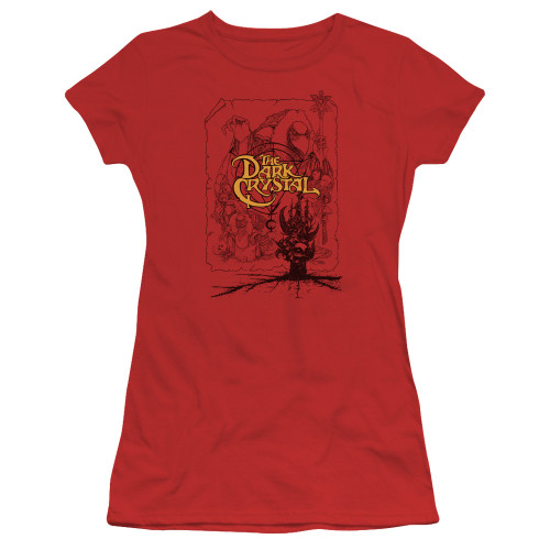 Image for The Dark Crystal Girls T-Shirt - Poster Lines