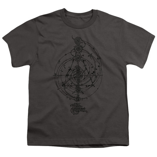 Image for The Dark Crystal Youth T-Shirt - Dream Spiral on Charcoal