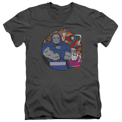 Image for Darkseid V-Neck T-Shirt Apokolips Represent