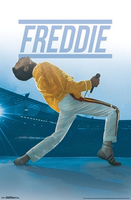Image for Queen Poster - Freddy Mercury Yellow
