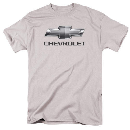 Image for Chevy T-Shirt - Silver Chevy Bowtie