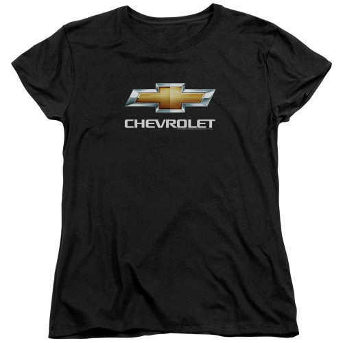 Image for Chevy Woman's T-Shirt - Chevy Bowtie Stacked