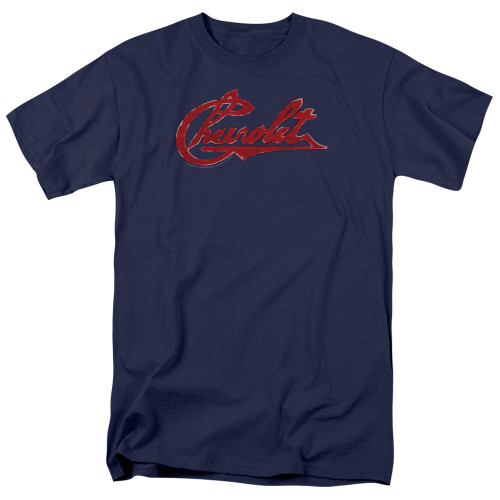 Image for Chevy T-Shirt - Chevrolet Script DIstressed