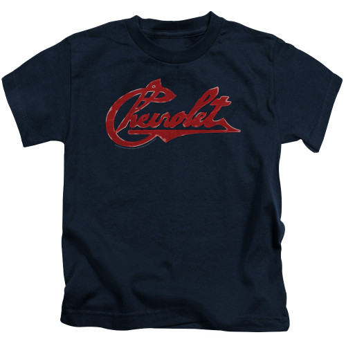 Image for Chevy Kids T-Shirt - Chevrolet Script DIstressed