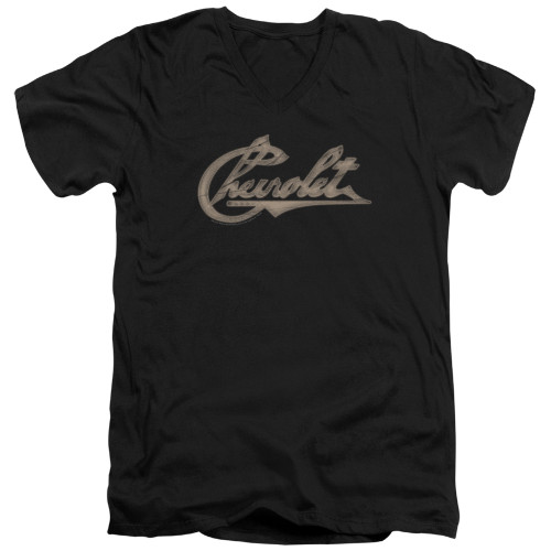Image for Chevy V-Neck T-Shirt Chevy Script