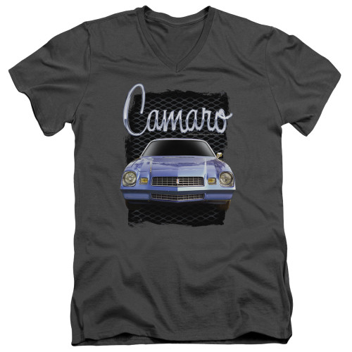 Image for Chevy V-Neck T-Shirt Yellow Camaro