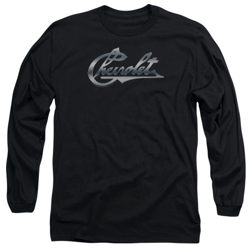 Image for Chevy Long Sleeve T-Shirt - Chrome Vintage Chevy Bowtie