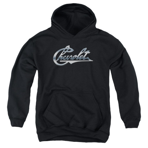 Image for Chevy Youth Hoodie - Chrome Vintage Chevy Bowtie