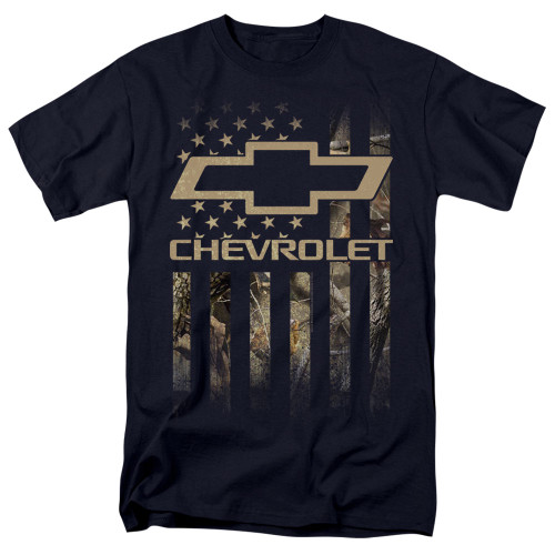 Image for Chevy T-Shirt - Camo Flag