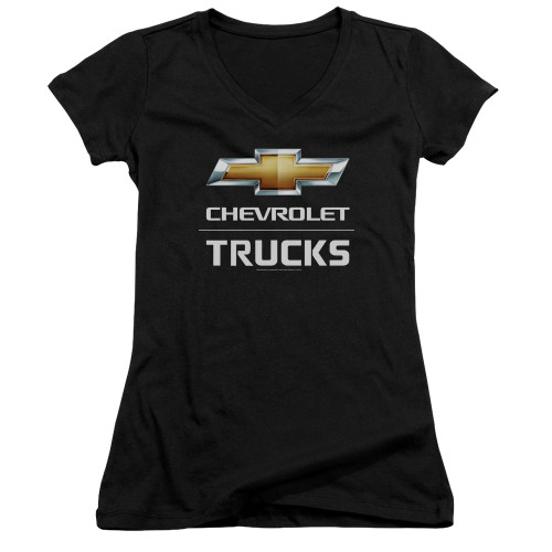 Image for Chevy Girls V Neck T-Shirt - Trucks