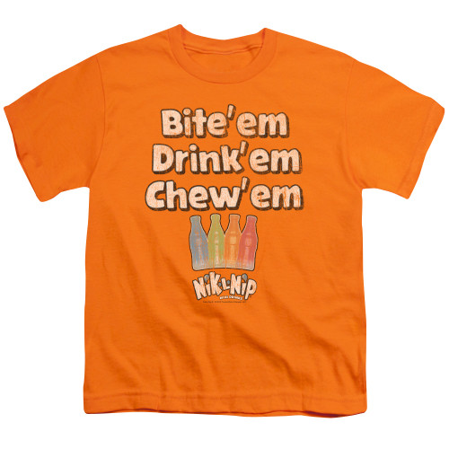 Image for Dubble Bubble Youth T-Shirt - Bite Drink Chew
