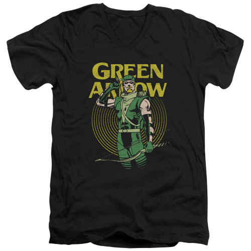 Image for Green Arrow V-Neck T-Shirt Pull