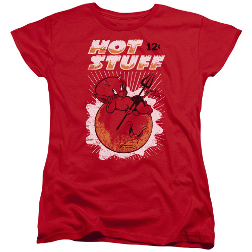 Image for Hot Stuff the Little Devil Woman's T-Shirt - On the Sun