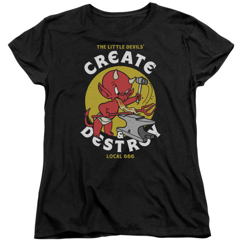 Image for Hot Stuff the Little Devil Woman's T-Shirt - Local Devils