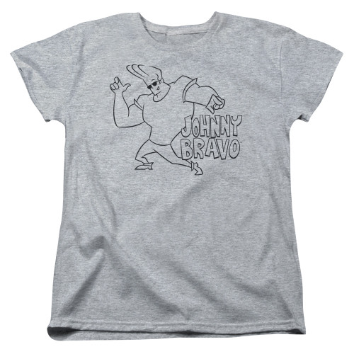 Image for Johnny Bravo Woman's T-Shirt - JB Line Art