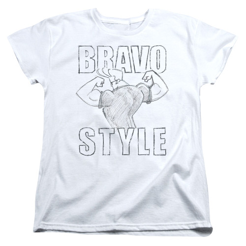 Image for Johnny Bravo Woman's T-Shirt - Bravo Style