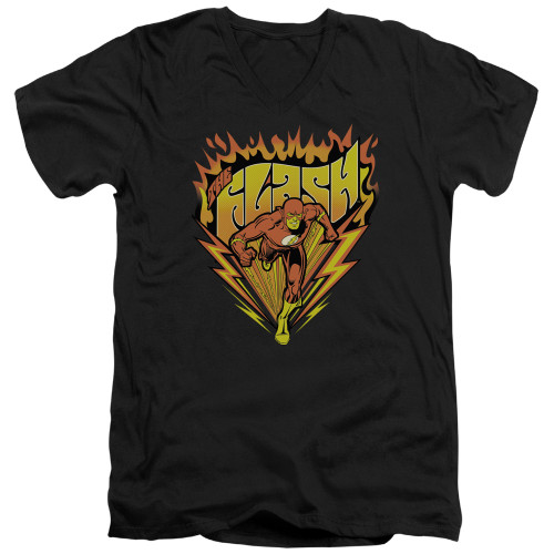 Image for Flash V-Neck T-Shirt Blazing Speed