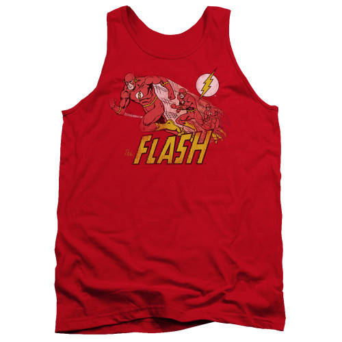 Image for Flash Tank Top - Crimson Comet on Red