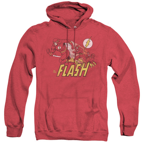 Image for Flash Heather Hoodie - Crimson Comet on Red