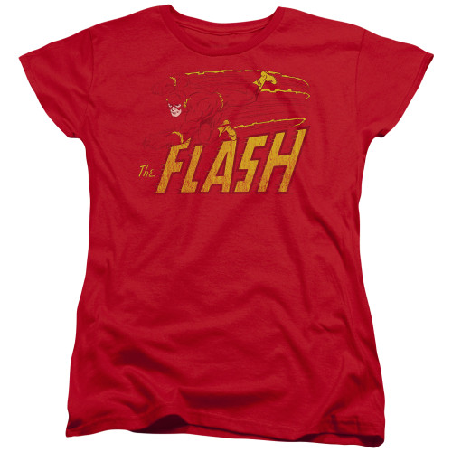 Image for Flash Woman's T-Shirt - Flash Speed Distressed