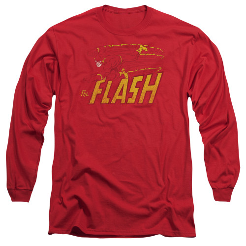 Image for Flash Long Sleeve T-Shirt - Flash Speed Distressed