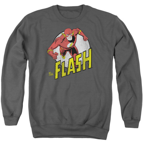 Image for Flash Crewneck - Run Flash Run on Charcoal