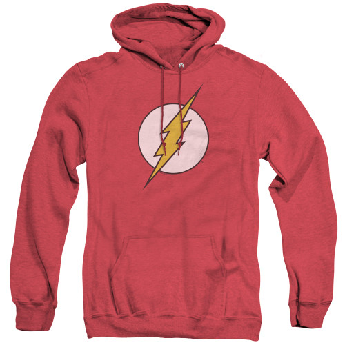 Image for Flash Heather Hoodie - Flash Logo on Red