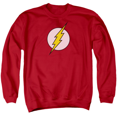 Image for Flash Crewneck - Flash Logo on Red