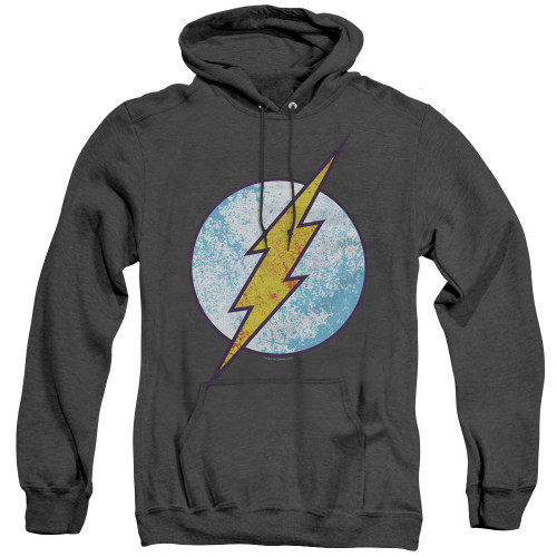 Image for Flash Heather Hoodie - Flash Neon Distress Logo