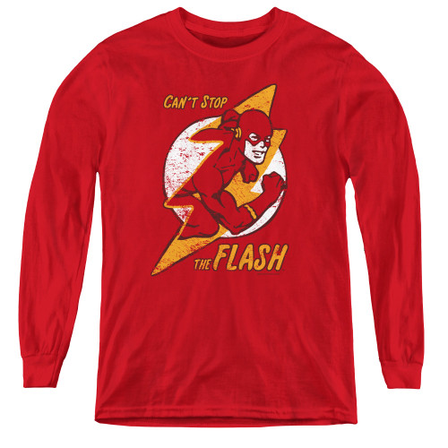 Image for Flash Youth Long Sleeve T-Shirt - Flash Bolt