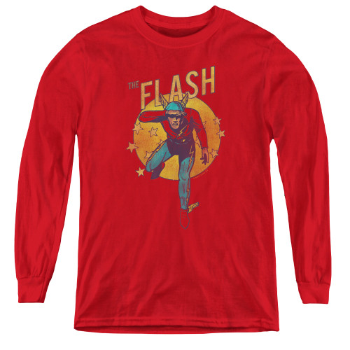 Image for Flash Youth Long Sleeve T-Shirt - Circle & Stars