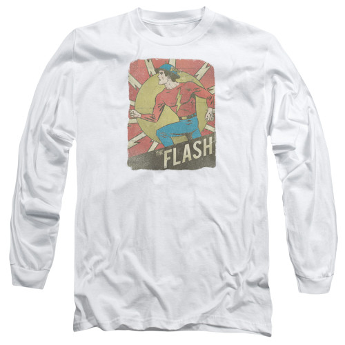 Image for Flash Long Sleeve T-Shirt - Tattered Poster