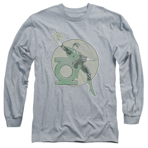 Image for Green Lantern Long Sleeve T-Shirt - Retro Lantern Iron On