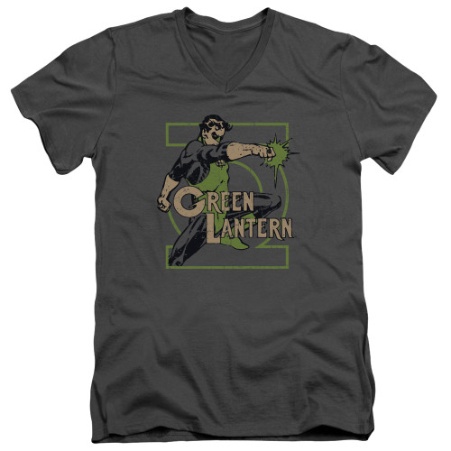 Image for Green Lantern V-Neck T-Shirt Ring Power