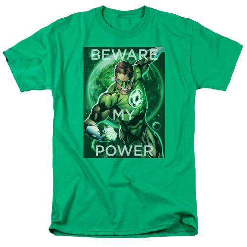 Image for Green Lantern T-Shirt - Power on Kelly Green
