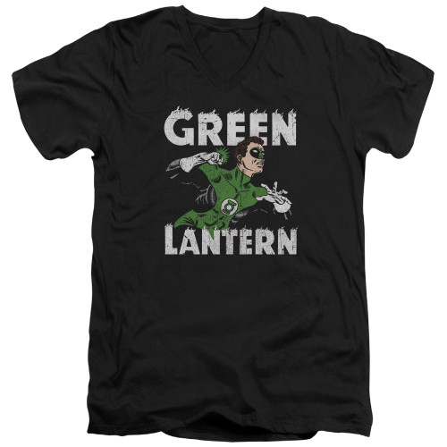 Image for Green Lantern V-Neck T-Shirt Hal Power