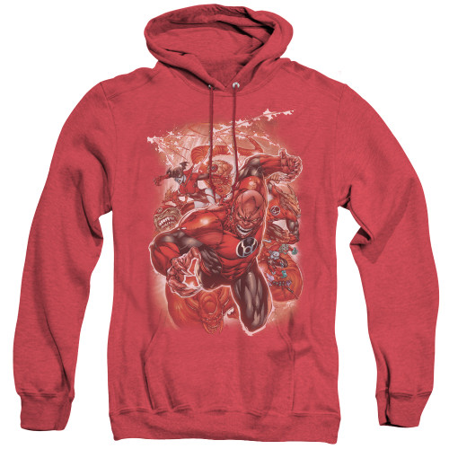 Image for Green Lantern Heather Hoodie - Red Lanterns #1