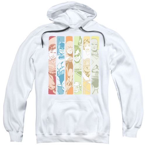 Image for Justice League of America Hoodie - Justice League Columns
